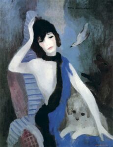 Marie Laurencin. Mademoiselle Coco Chanel. 1923